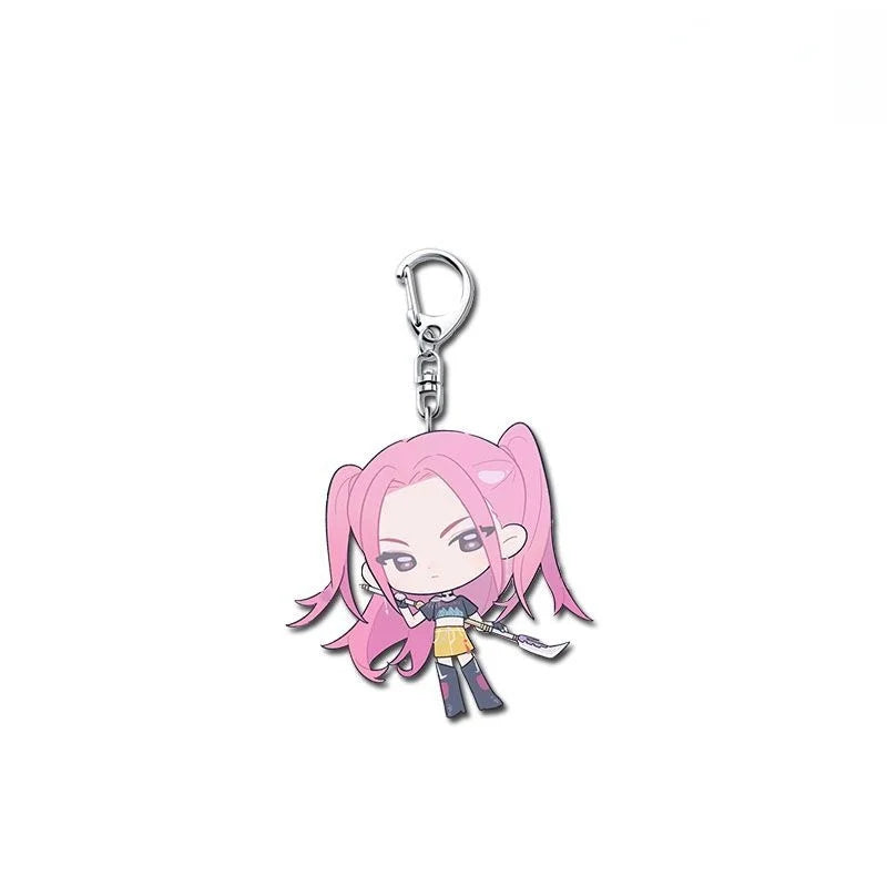 Demon Hunters Kpop Rumi Mira Zoey Keychain Cosplay Accessories beunik