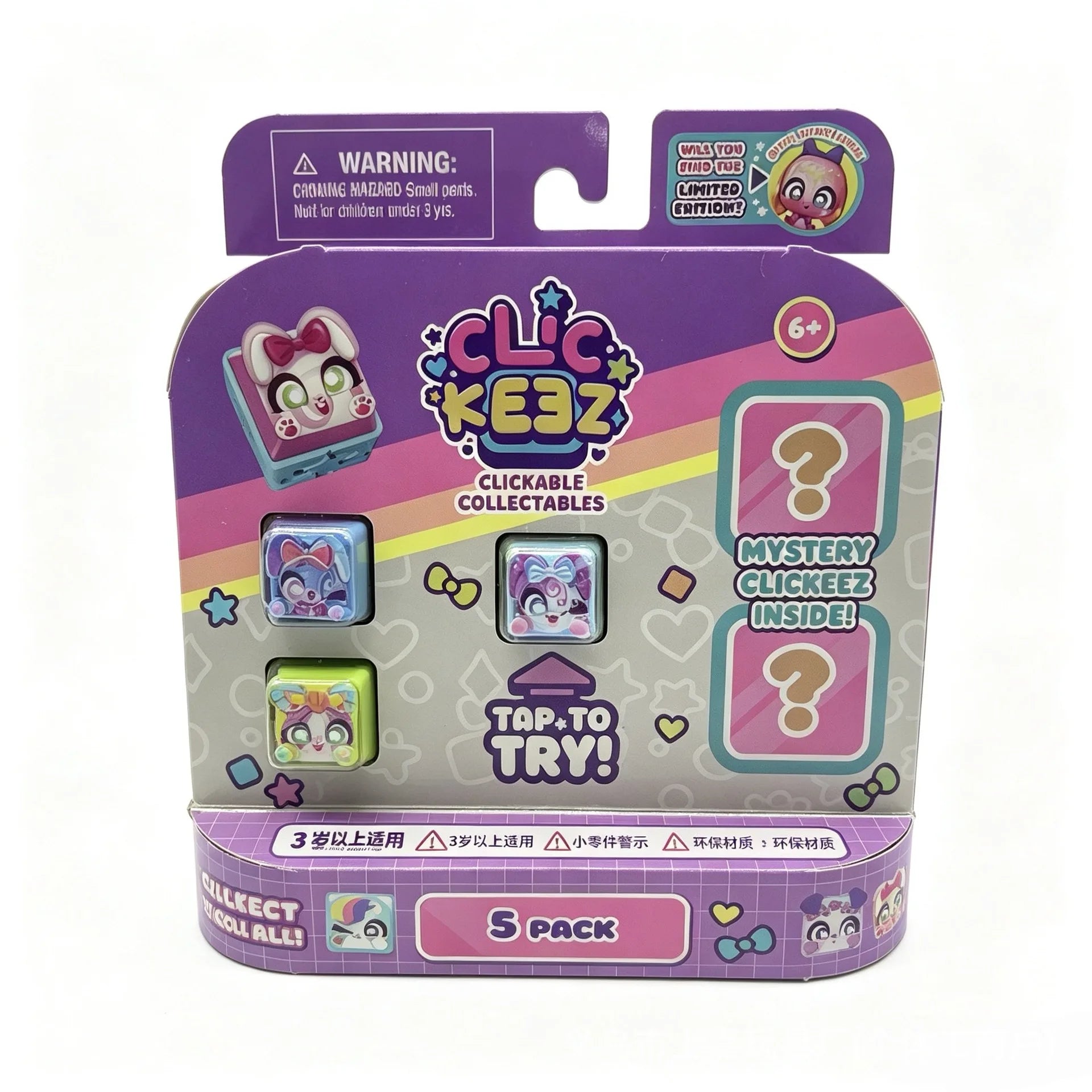 Clickeez Light-Up Fidget Keychain12