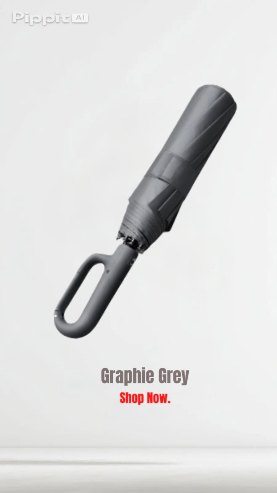 Automatic Clip‑On Umbrella for Travel – Strong Windproof, Compact & Portable
