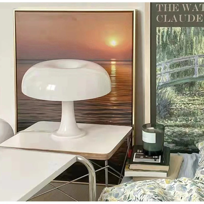 Italy Designer Led Mushroom Table Lamp for Bedroom Bedside Living Room Decoration Lighting beunik