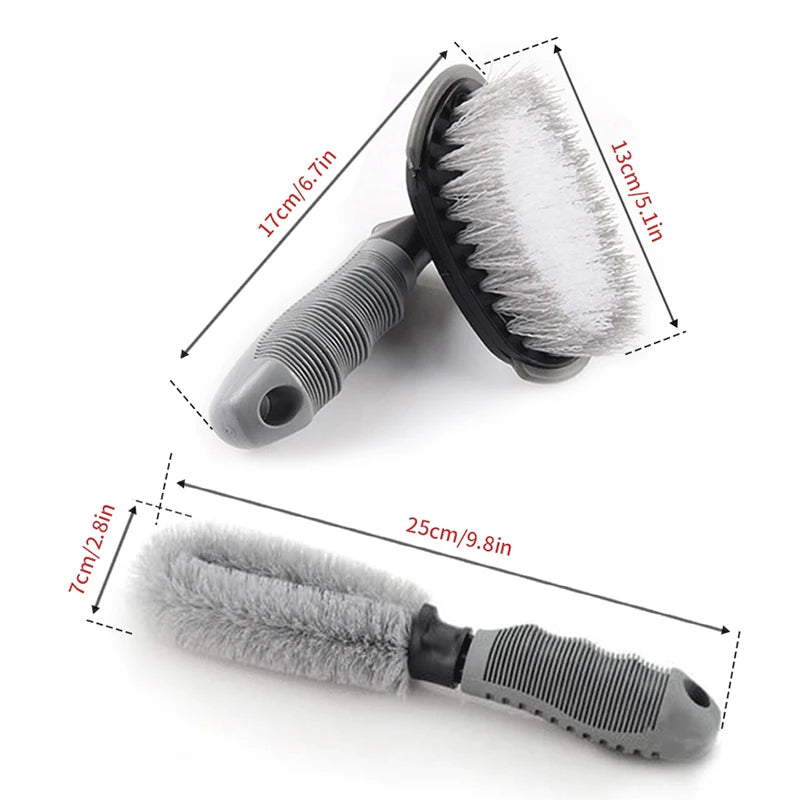 Car Wheel Rim Scrubber Cleaning Brush