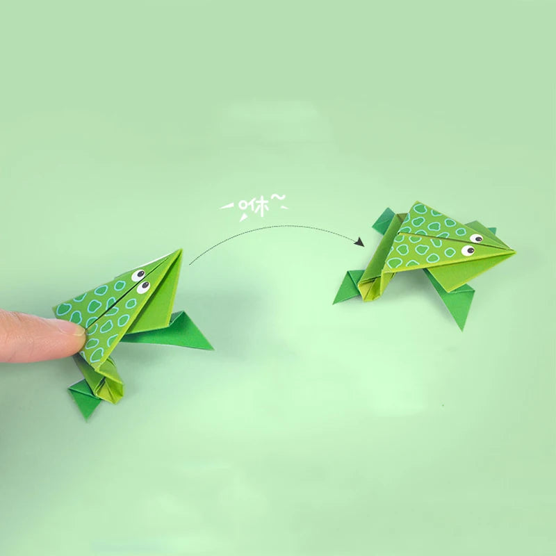 Baby Craft Toys Cartoon Animal Origami Paper Cutting Book Kids beunik