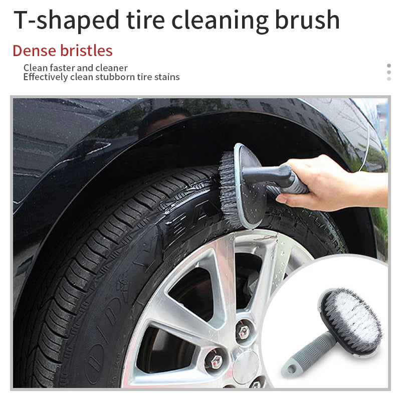 Car Wheel Rim Scrubber Cleaning Brush