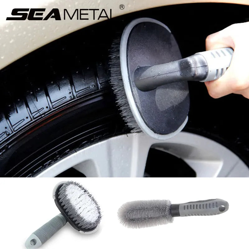 Car Wheel Rim Scrubber Cleaning Brush