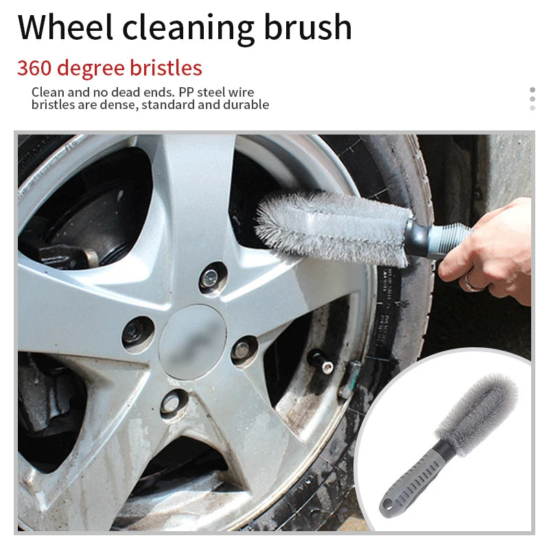 Car Wheel Rim Scrubber Cleaning Brush