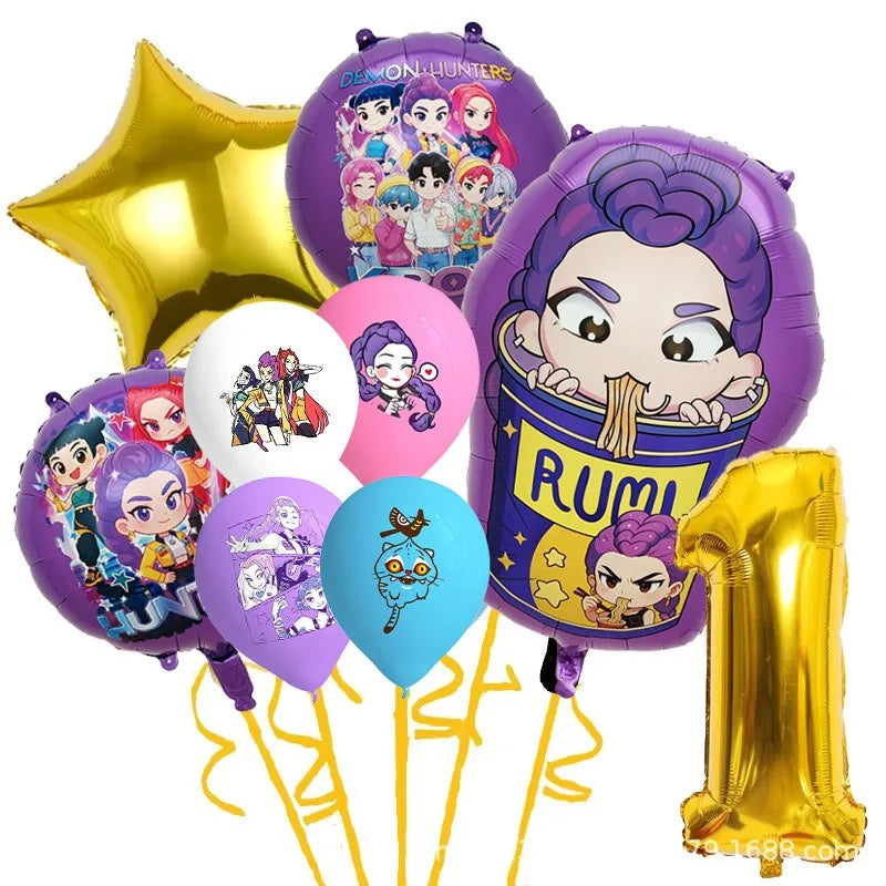 K-Pop Idol Party Balloons 1 Demon hunters1