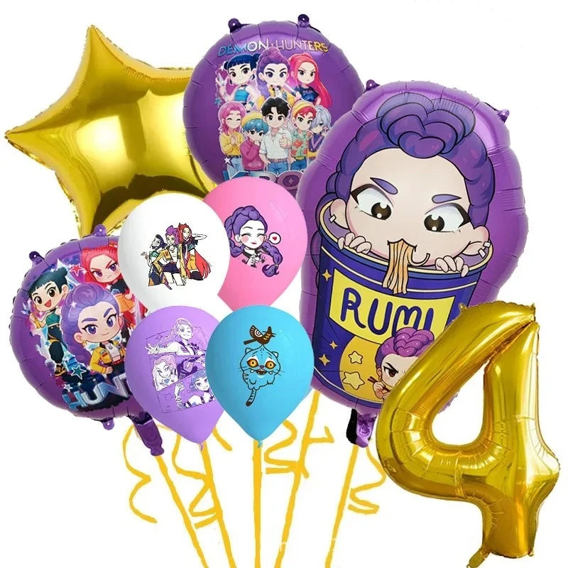 K-Pop Idol Party Balloons 1 Demon hunters4