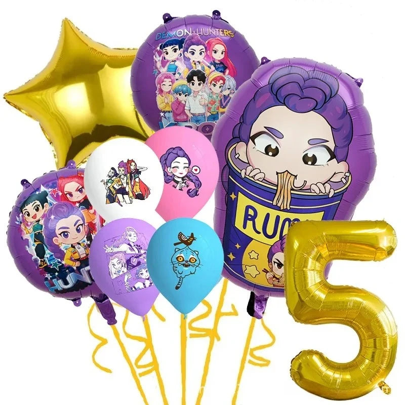 K-Pop Idol Party Balloons 1 Demon hunters5