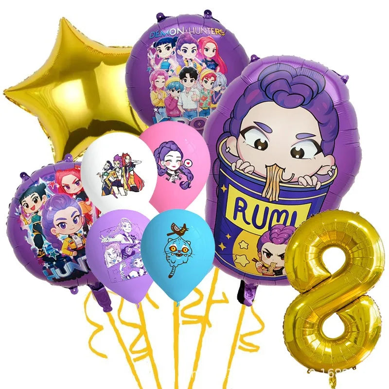 K-Pop Idol Party Balloons 1 Demon hunters9