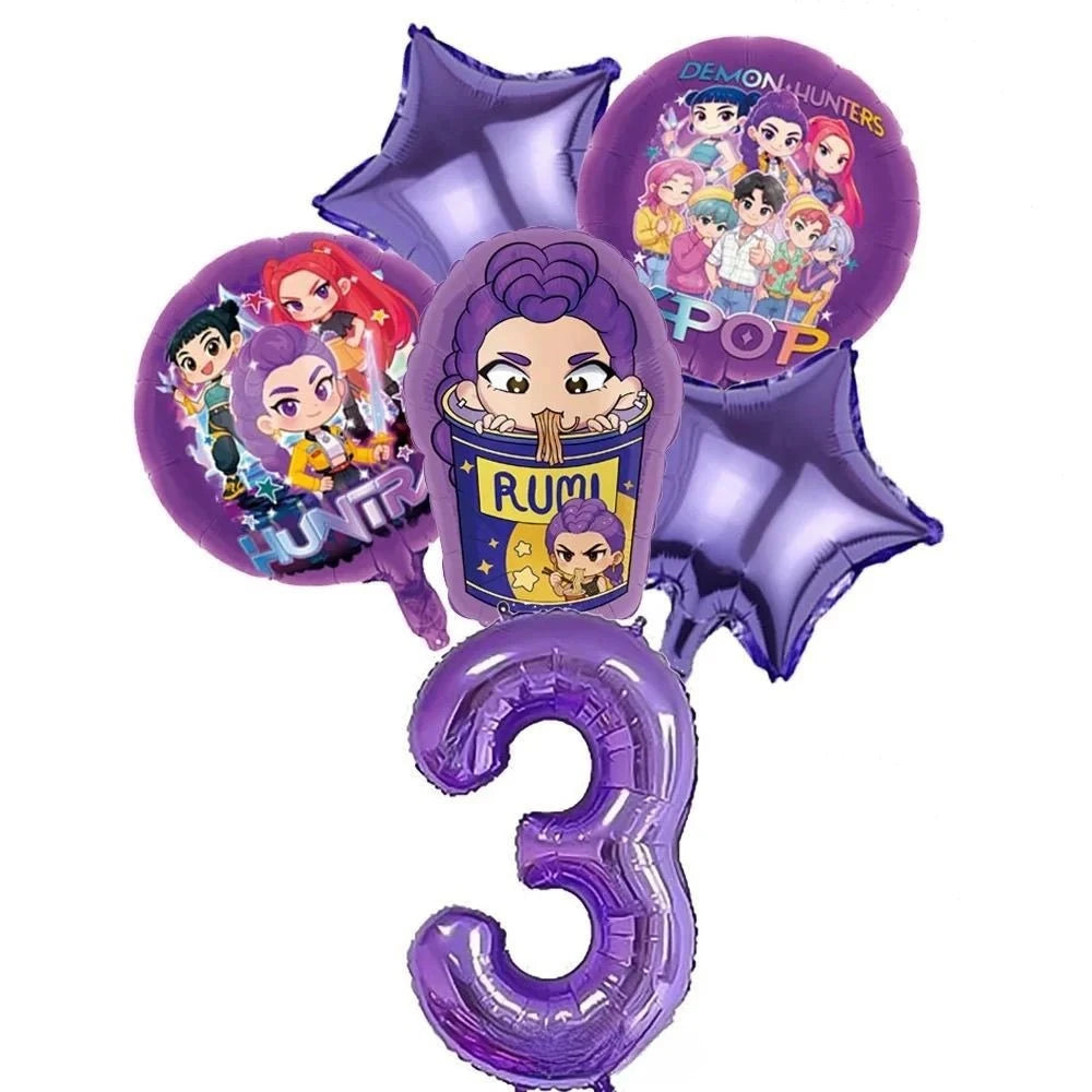 K-Pop Idol Party Balloons 🎈K pop demon hunter1