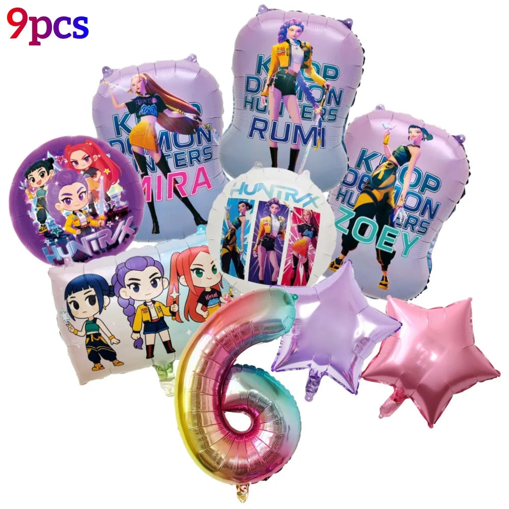 K-Pop Idol Party Balloons 🎈K pop demon hunter116
