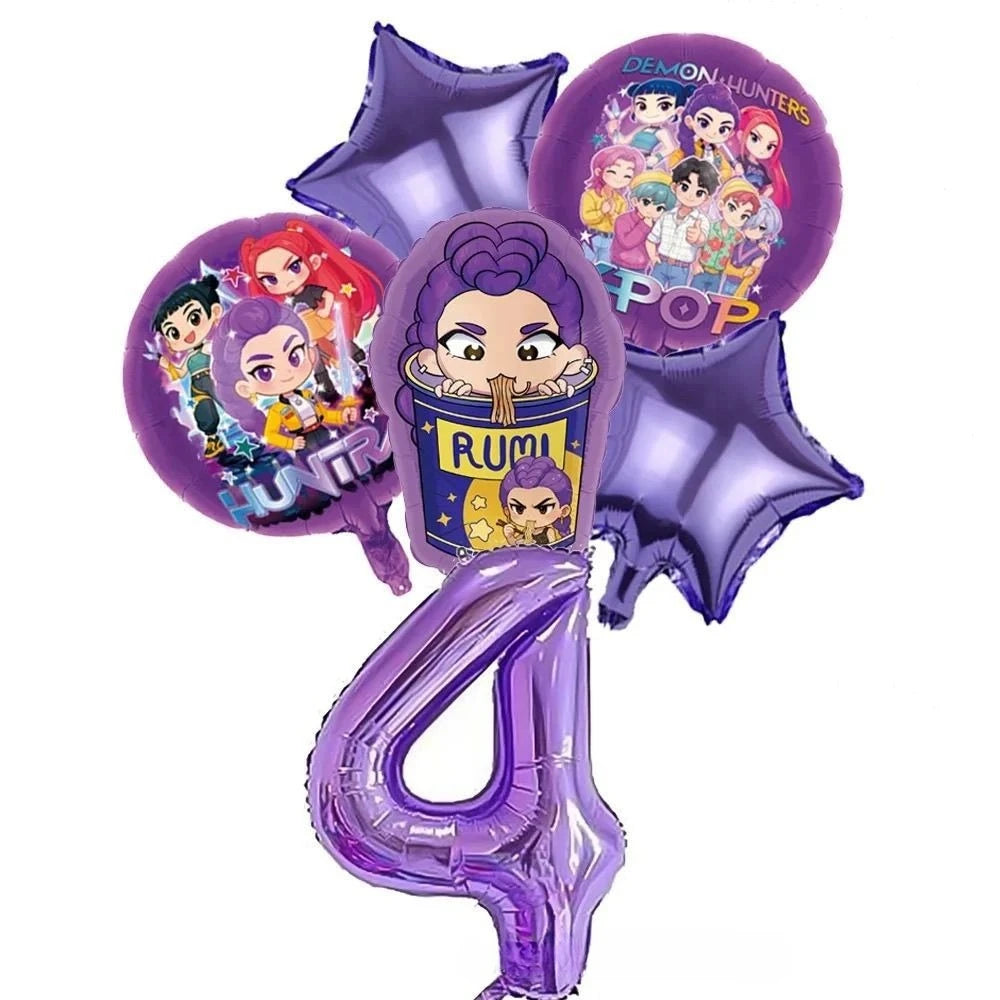 K-Pop Idol Party Balloons 🎈K pop demon hunter2