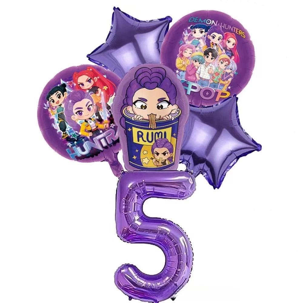 K-Pop Idol Party Balloons 🎈K pop demon hunter3