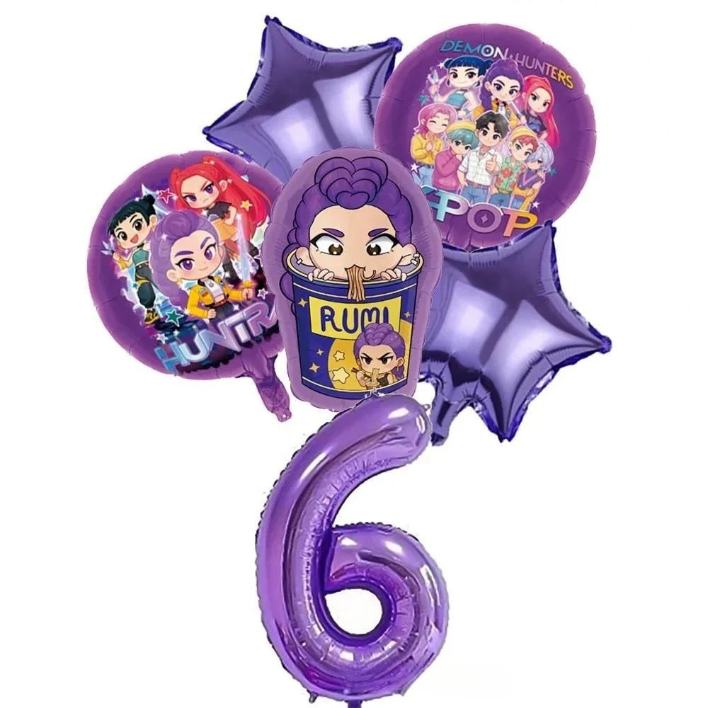 K-Pop Idol Party Balloons 🎈K pop demon hunter4