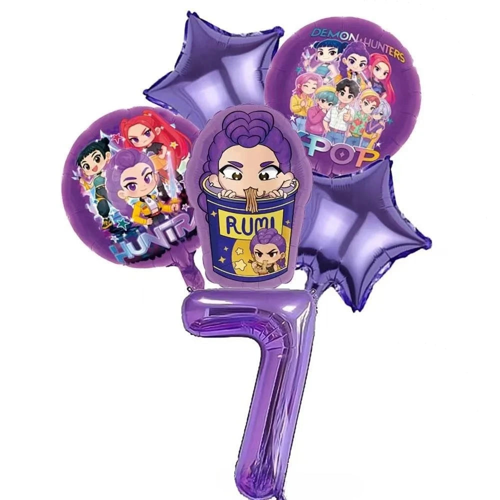 K-Pop Idol Party Balloons 🎈K pop demon hunter5