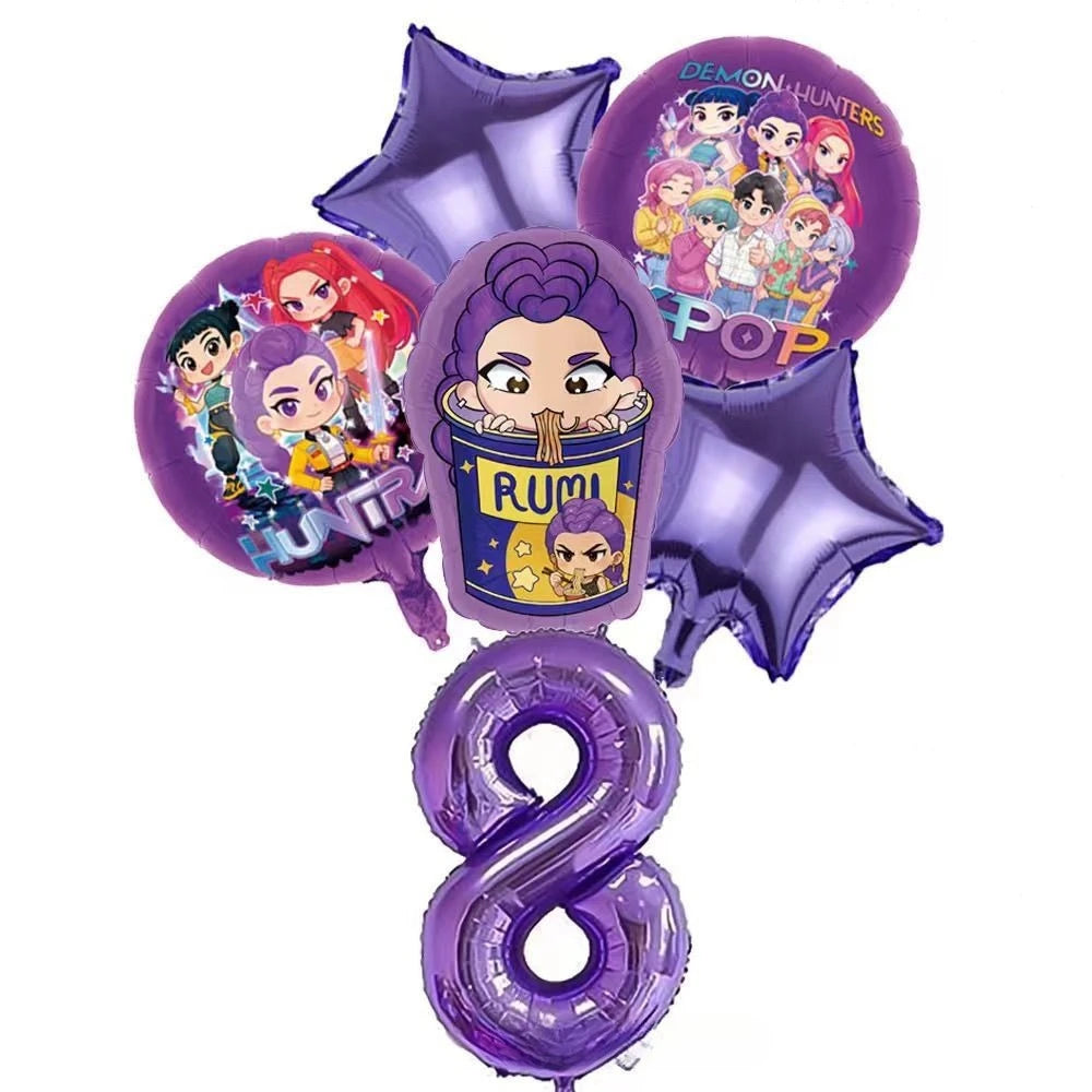 K-Pop Idol Party Balloons 🎈K pop demon hunter6
