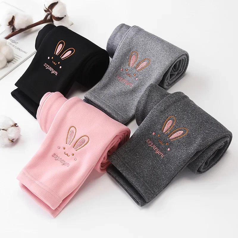 Kids Thermal Leggings  rabbit123