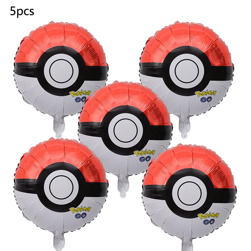 Large  Pokémon themed Foil Balloons – 132cm - beunik
