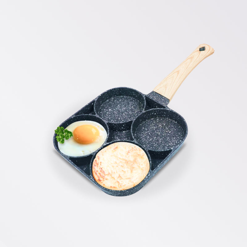 Multi Function Four Circle Nonstick Frying Pan - beunik