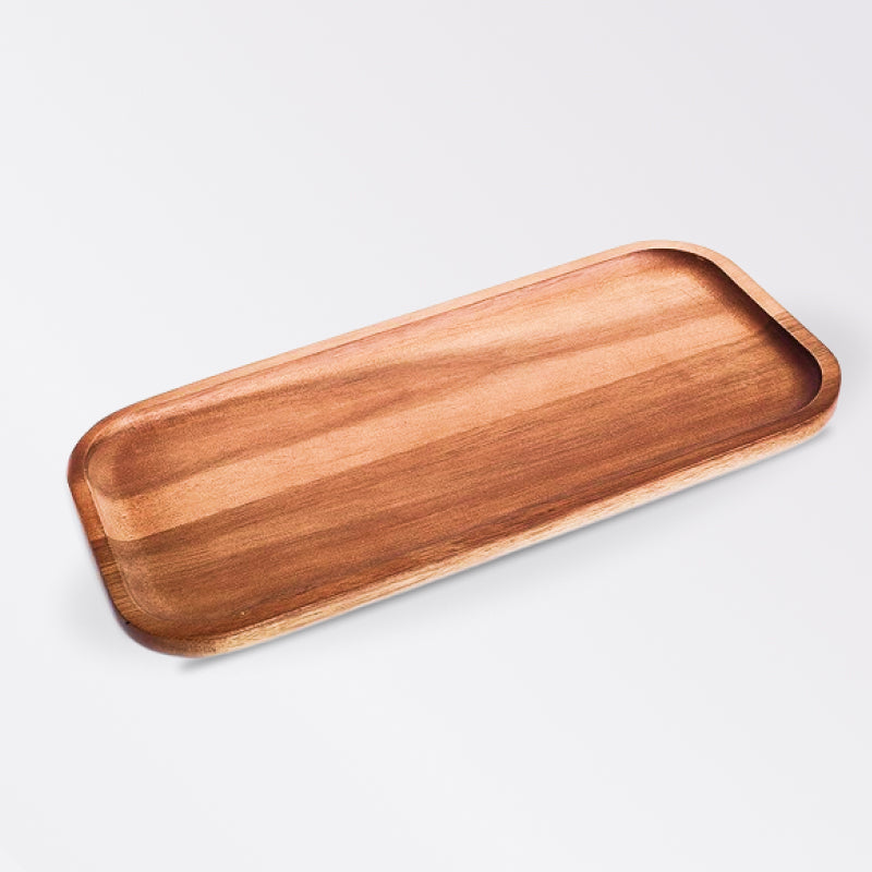 Natural Wooden Tray Rectangular Serving Tray - beunik