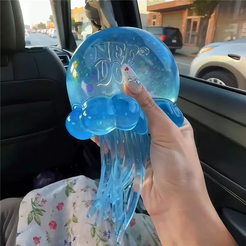 NeeDoh Sensory Jellfish Squishy 1 - blue