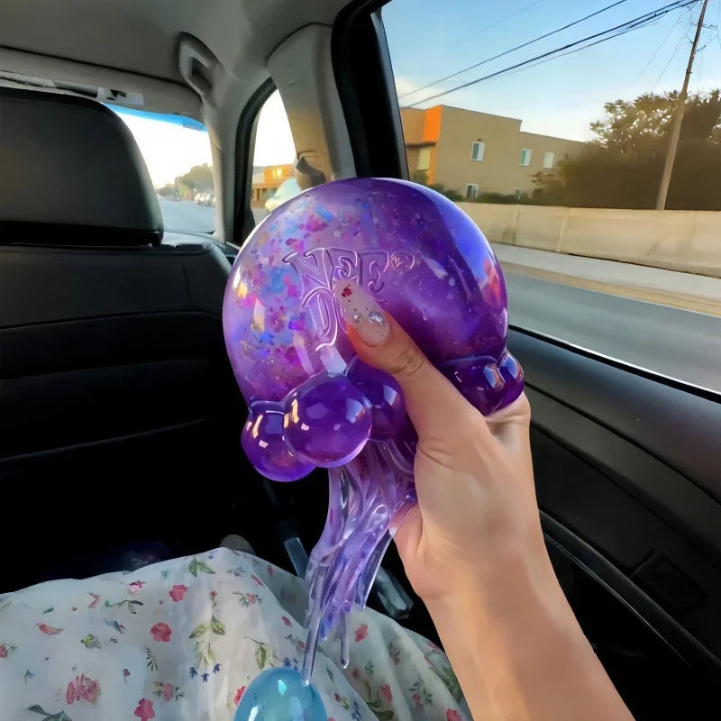 NeeDoh Sensory Jellfish Squishy 1 - purple