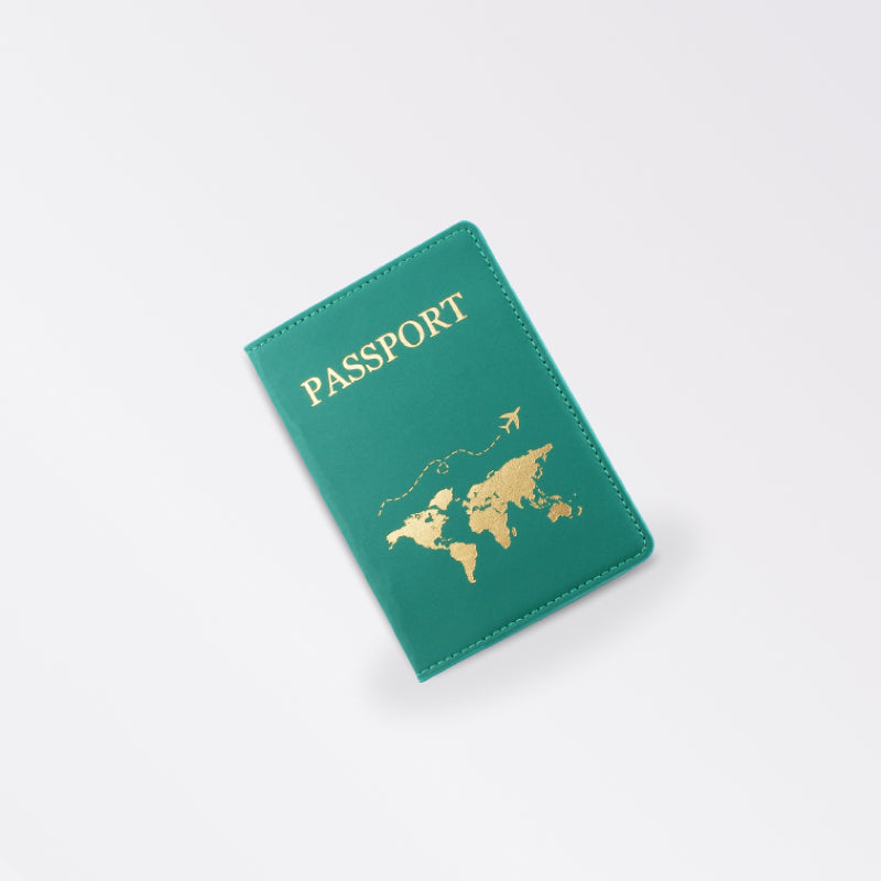 Passport Cover World Map Design & Luggage tagsr - beunik