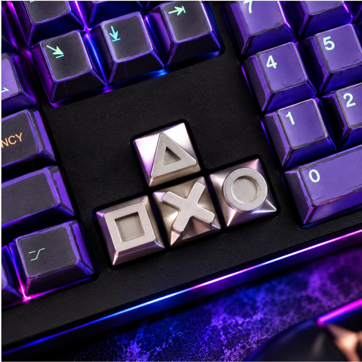 Retro Gaming Console Metal Keycap – Mechanical Keyboard Accessory