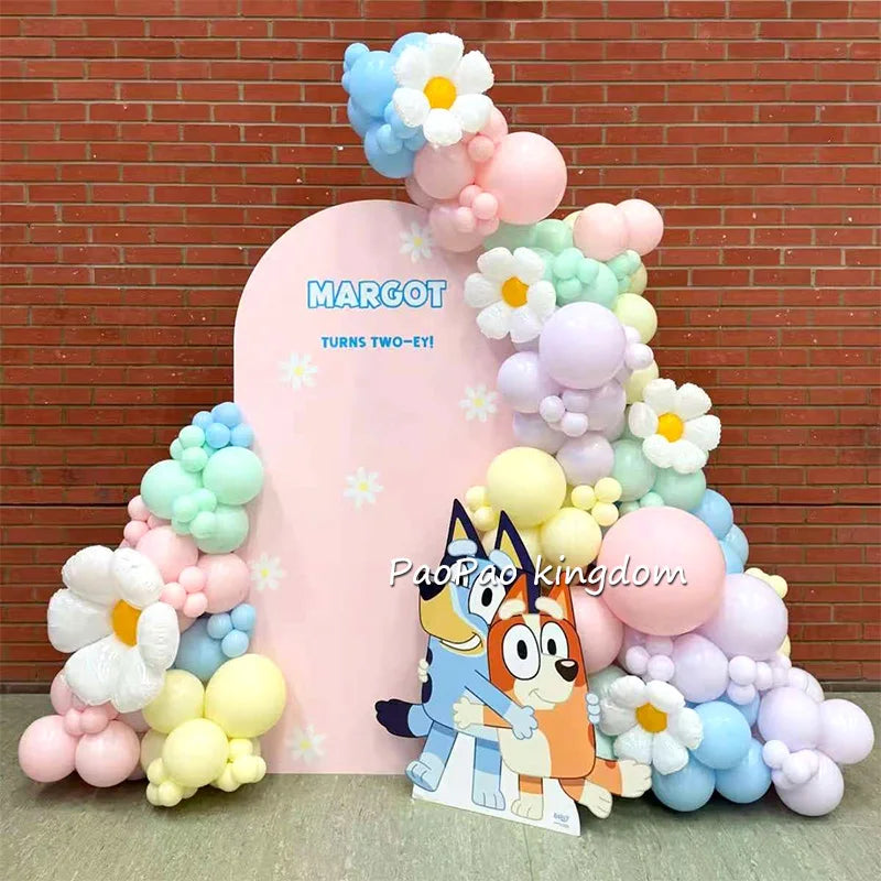 Bluey Bingo Foil Balloons Arch Garland Kit