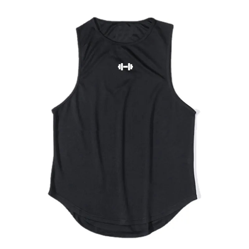 Summer Tank Top Mens Gym Fitness