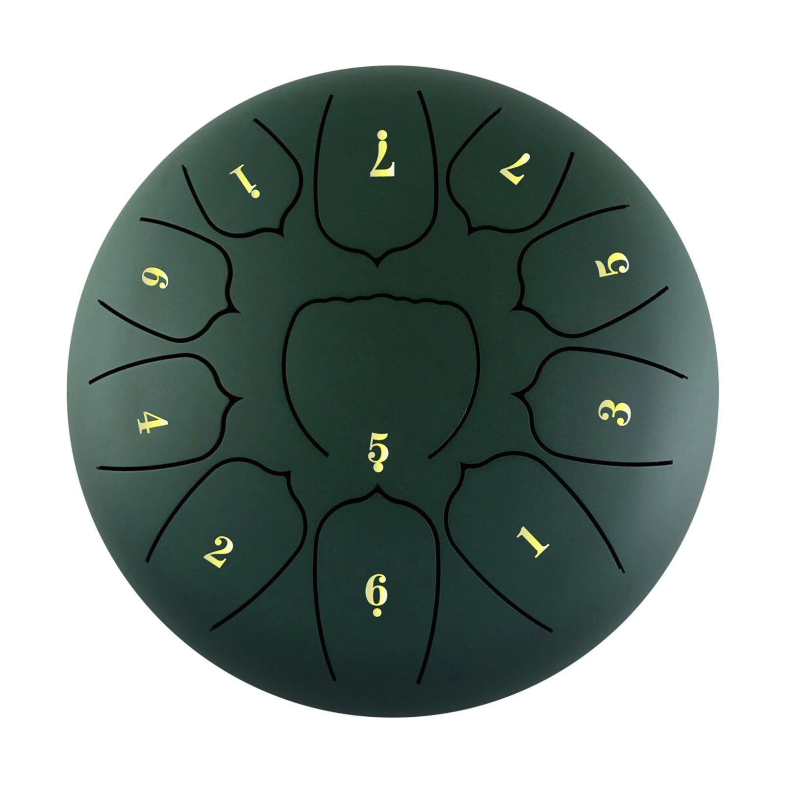 Steel Tongue Drum 11 Notes Handpan Drum with Drum Mallet Finger Picks Percussion for Meditation Yoga beunik