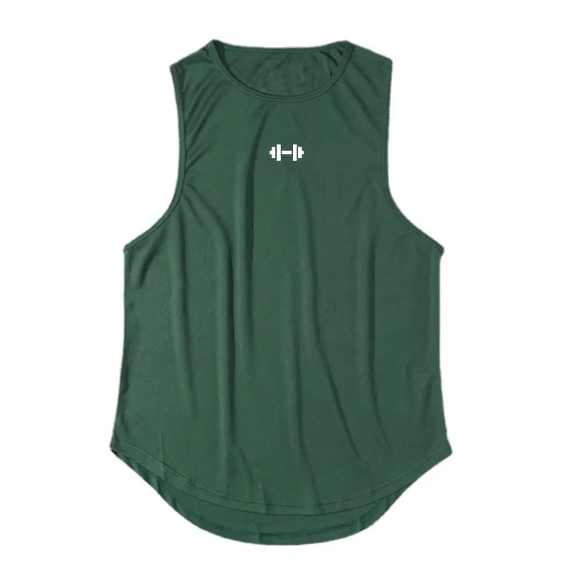 Summer Tank Top Mens Gym Fitness