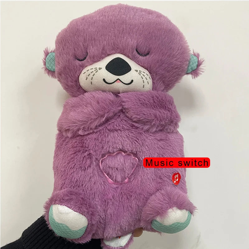 Baby Breathing Bear Baby Soothing Otter Plush Doll beunik