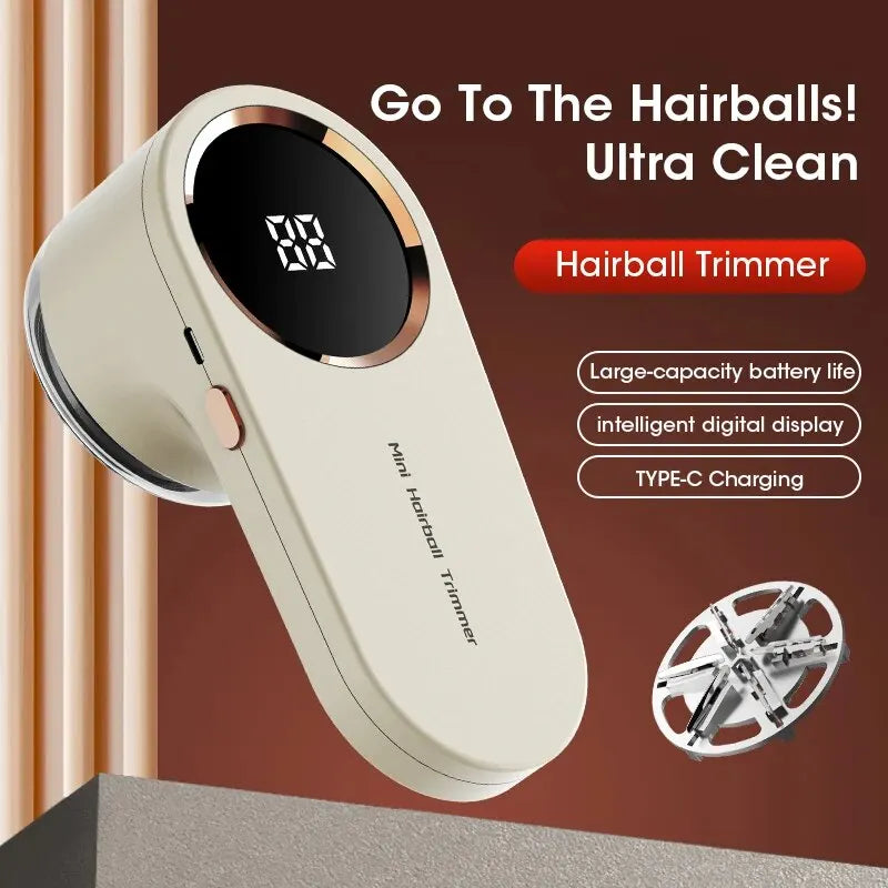 LED Digital Lint Remover for Clothing USB Rechargeable beunik