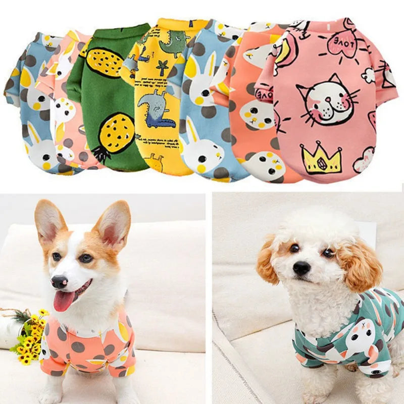 Warm Winter Pet Clothes Puppy Hoodie Jacket Patterned beunik