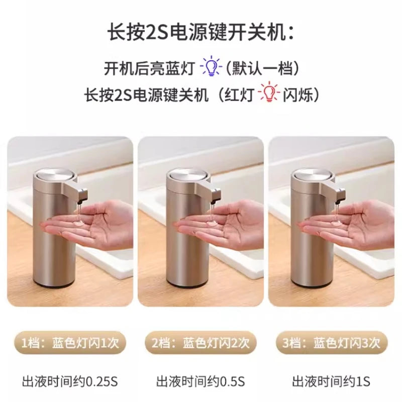 Stainless Automatic Liquid Soap Dispensers Touchless Sensor Kitchen Bathroom Accessories beunik