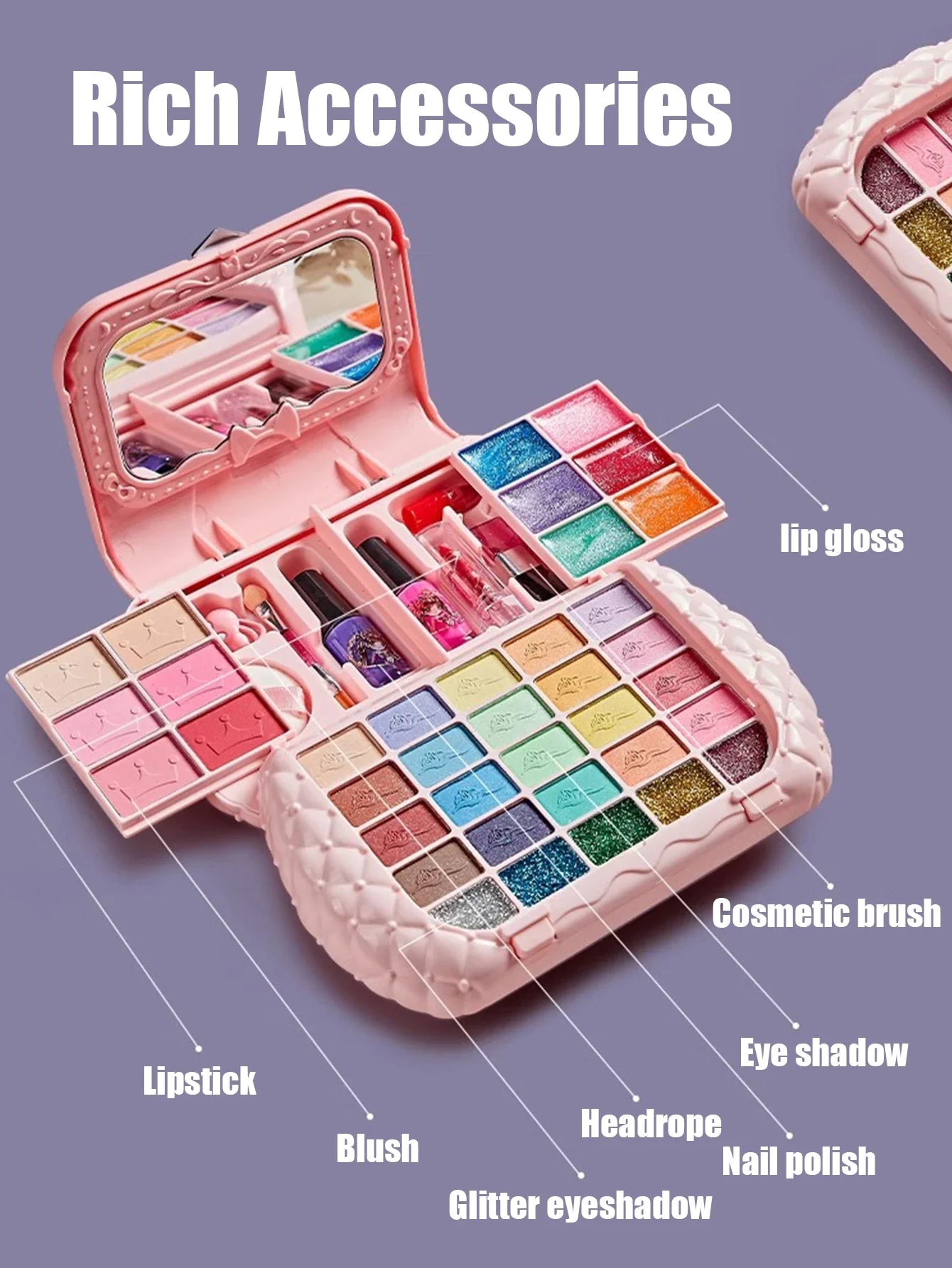 Kids Beauty Toys Makeup Kit Little Bag Washable beunik