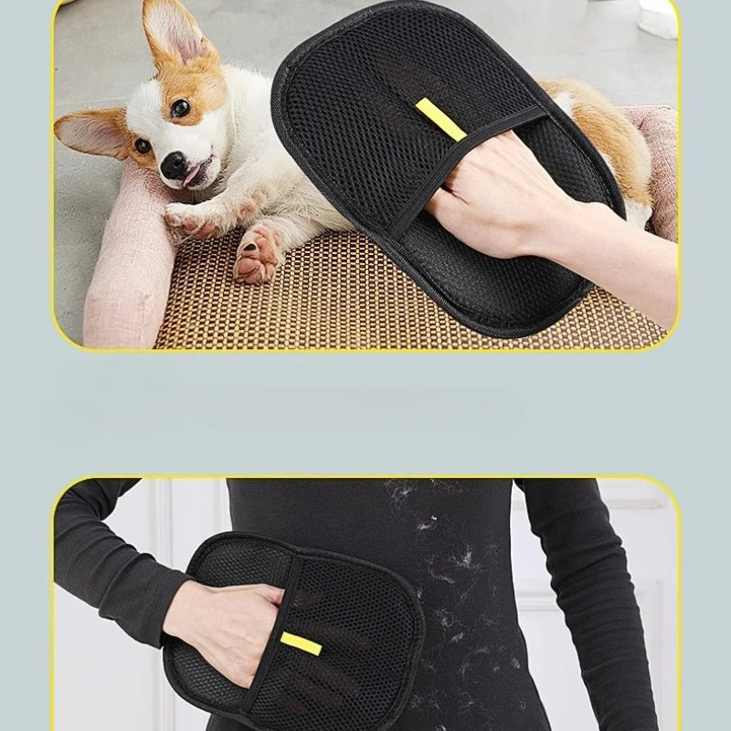 Pet Hair Remover Portable Washable Clothes Hair Dehairing Gloves beunik