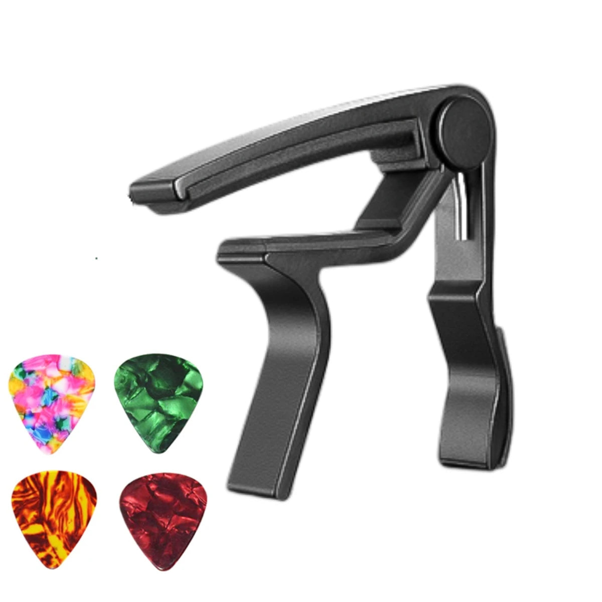 Miwayer Guitar capo for 6 String Steel Acoustic and Electric Guitars with 4 Picks for Free
 beunik