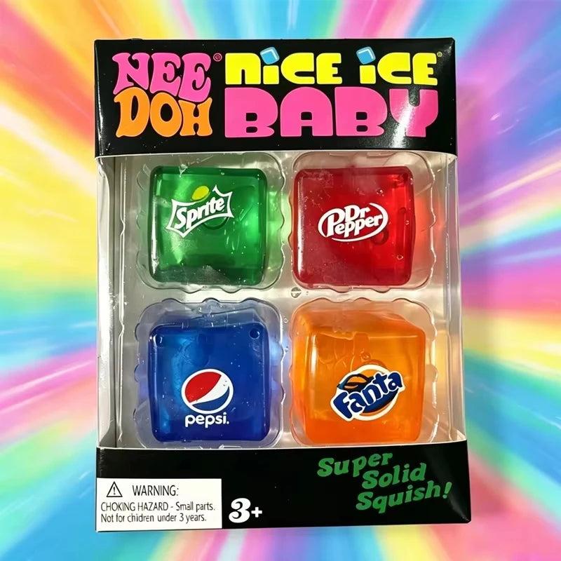 Needoh Nice Ice Cube Fidget Toys Slow Rebound Squishy Stress Toys beunik