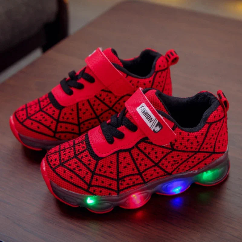 Spiderman Childrens Sneakers Breathable Casual Shoes (1-12 Years) beunik