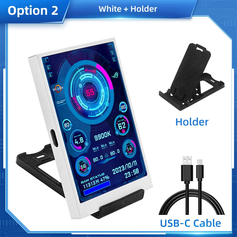 3.5 Inch IPS Type C Secondary Screen for Computer Stats beunik