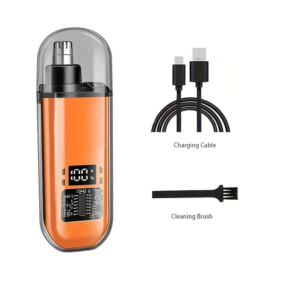 Compact Grooming Kit Nose Ear Hair Trimmer for Men USB C Rechargeable beunik