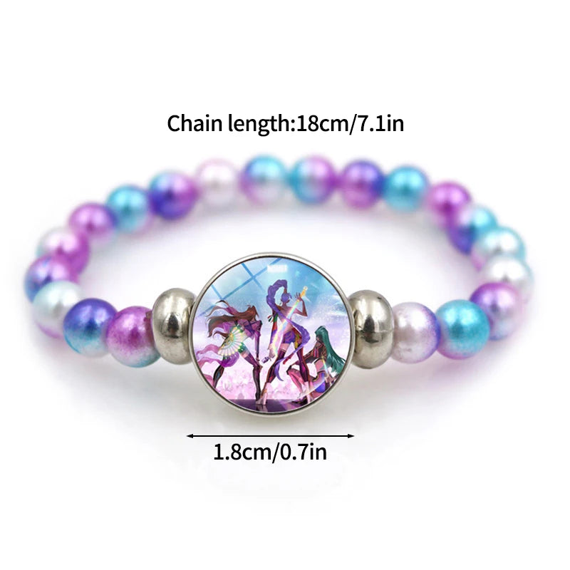 K-Pop Idol Inspired Beaded Charm Necklace – Rumi, Zoey & Mira Pendant