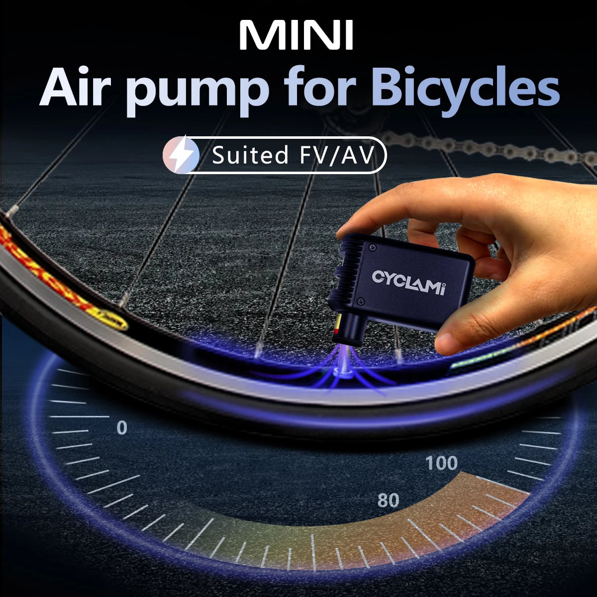 CYCLAMI Mini Electric Portable Air Pump beunik