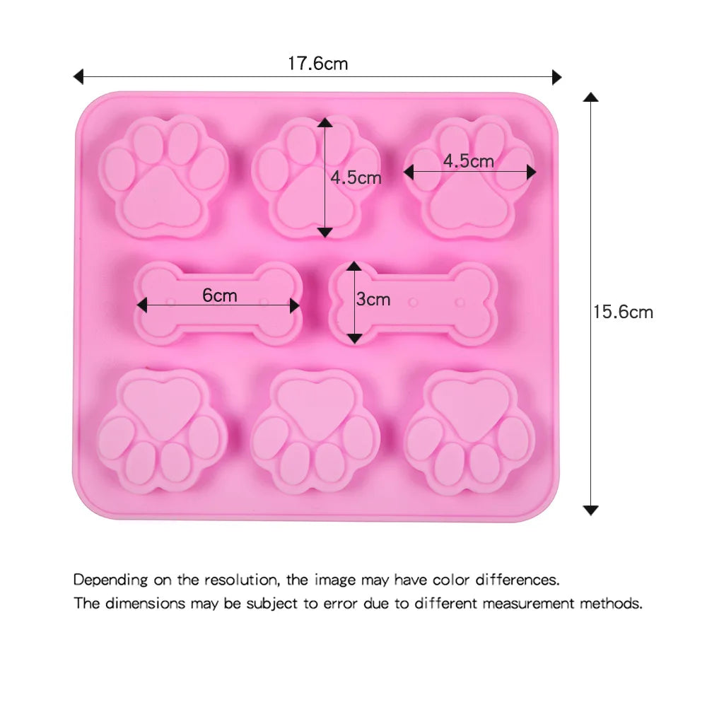 Cat Paw Silicone Mould Dog Food Tray beunik