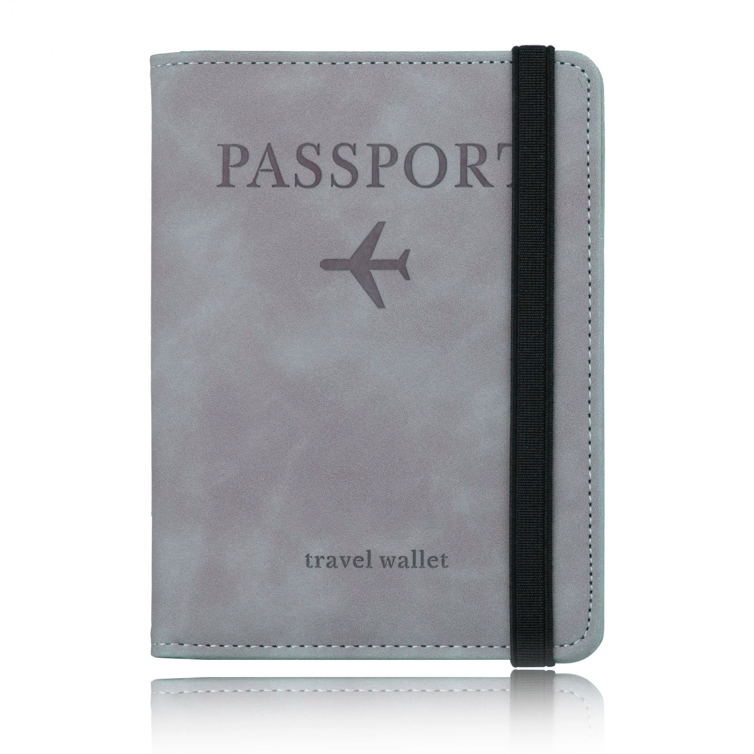 Passport Holder Cover Wallet RFID Blocking Leather Card Case Travel Accessories beunik