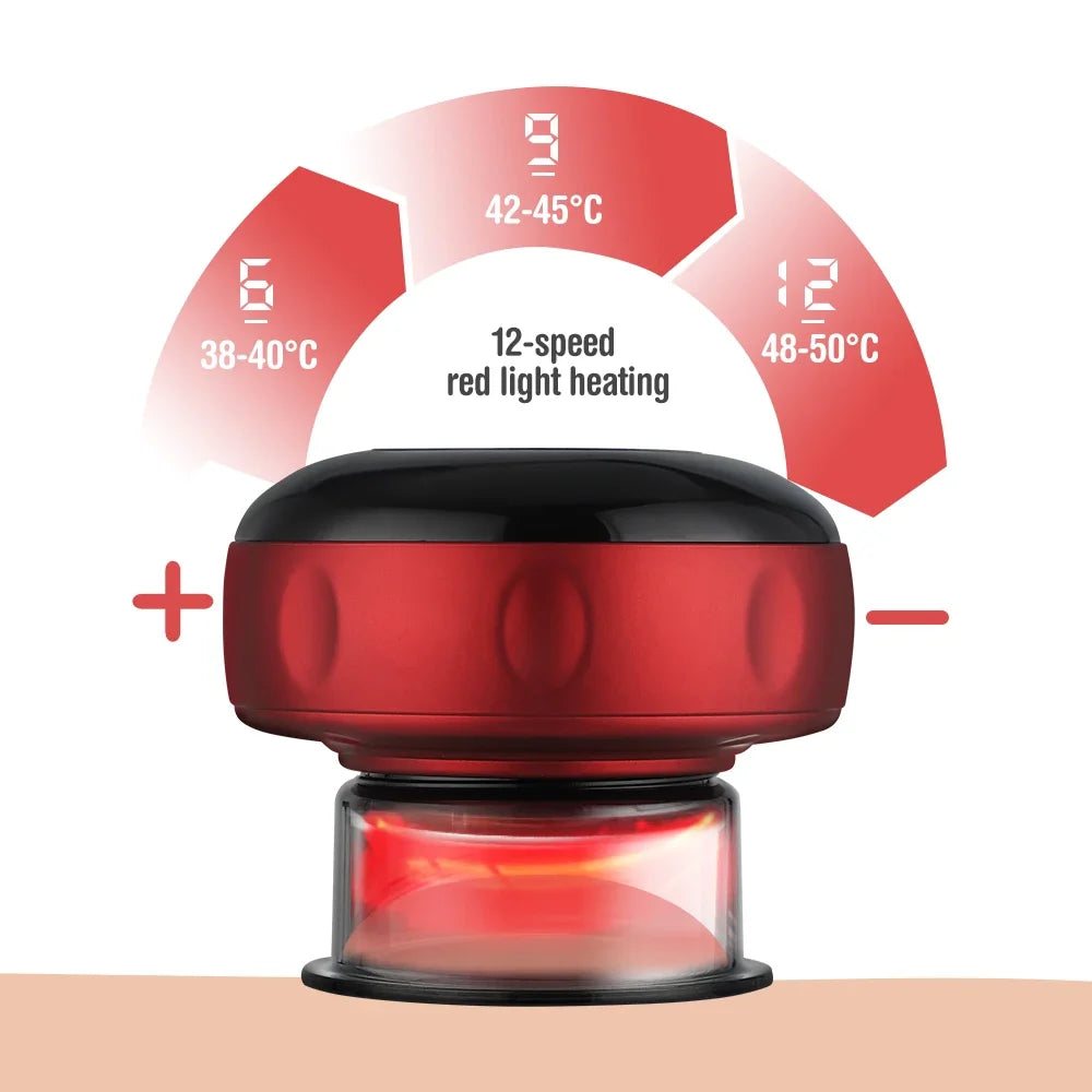 Smart Vacuum Cupping Massage Device Electric Heating USB beunik