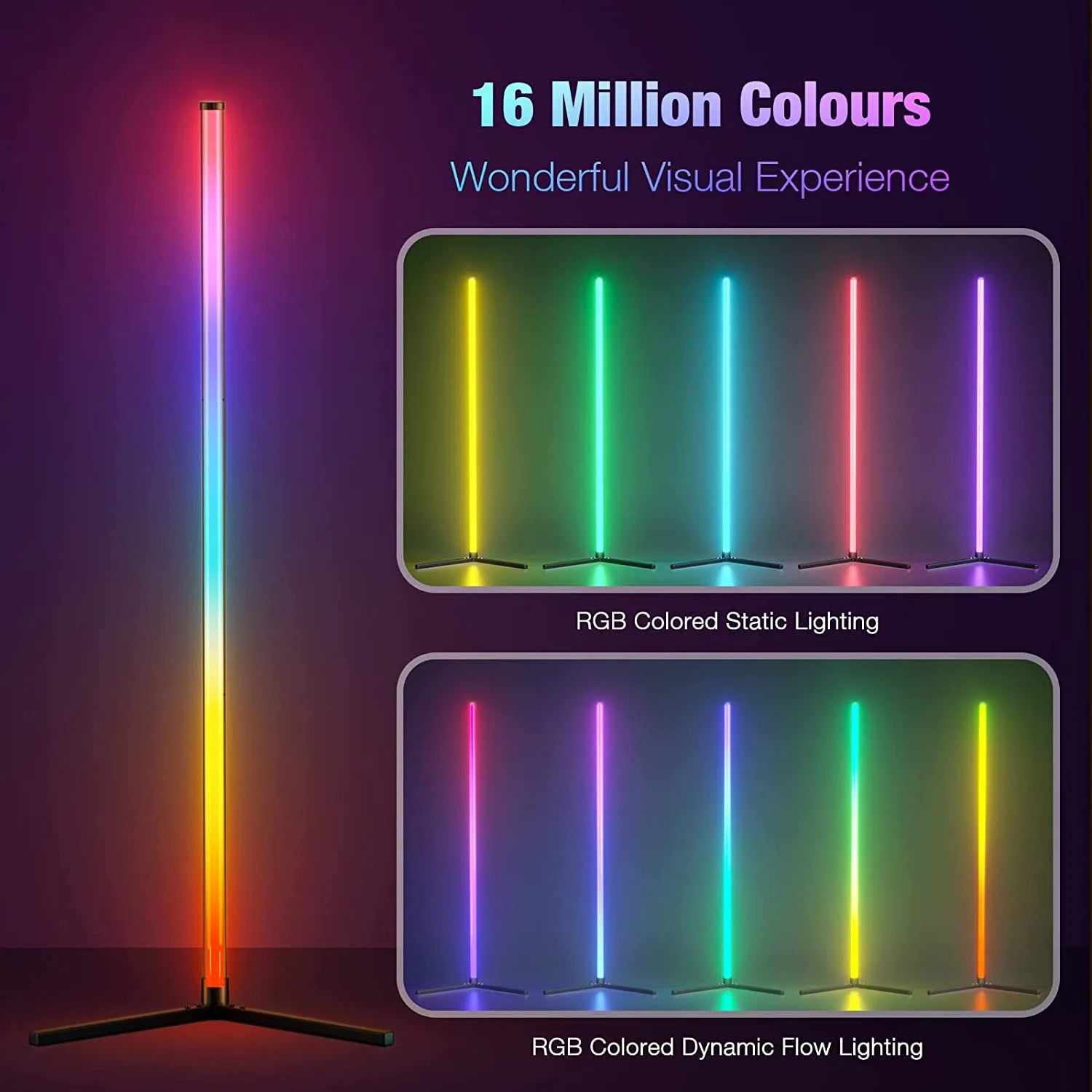 Smart RGB Dream Color Floor Lamp with Music Sync beunik