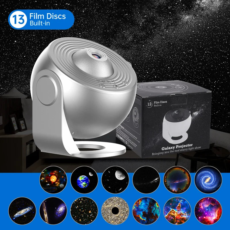 Night Light Galaxy Projector Starry Sky Projector 360° Rotate Planetarium Lamp For Kids beunik